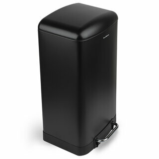 Poubelle à pédale 40L - Édition noir