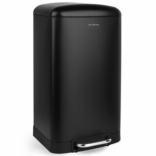 Poubelle à pédale 40L - Édition noir