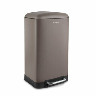 Poubelle à pédale 30L, taupe edition