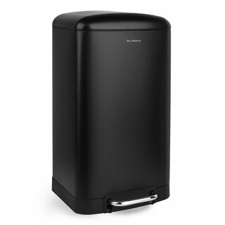 Poubelle à pédale 30L - Édition noir