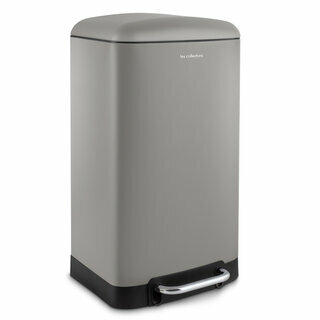 Poubelle à pédale 40L - Édition gris clair