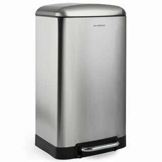 Poubelle à pédale 40L  Édition inox