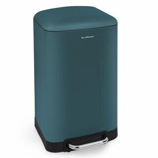 Poubelle à pédale 40L - Édition bleu pétrole