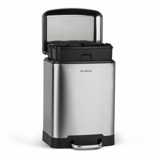 Poubelle à pédale 6L -Édition inox