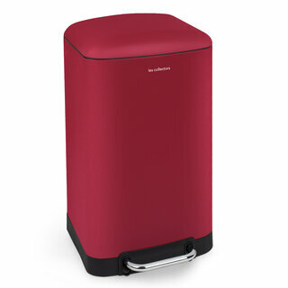 Poubelle à pédale 40L - Édition rouge