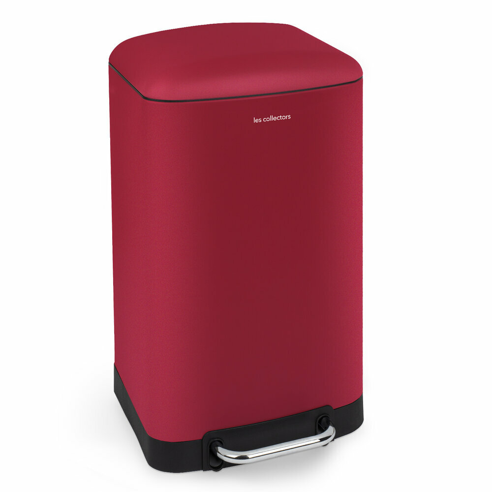 Poubelle à pédale 40L - Édition rouge