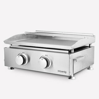 Plancha au gaz 2 brûleurs