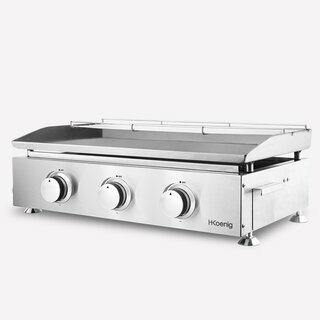 Plancha au gaz 3 brûleurs