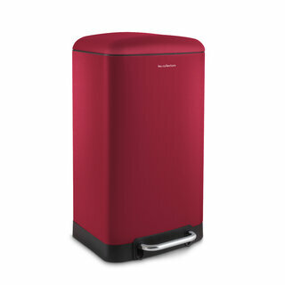Poubelle à pédale 30L - édition rouge