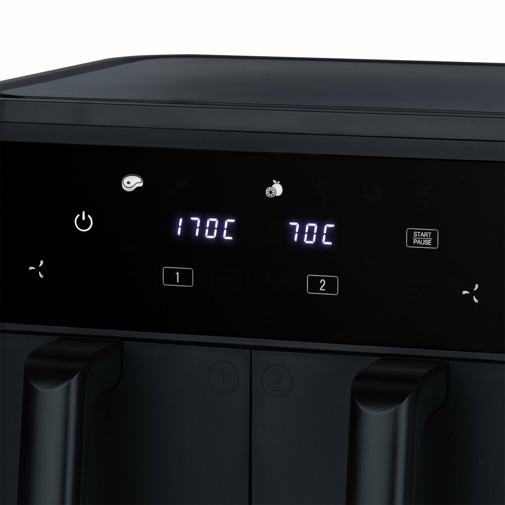 Friteuse sans huile double bac 9L