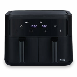 Friteuse sans huile double bac 9L Friteuse sans huile double bac 9L