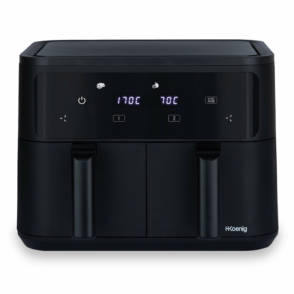 Friteuse sans huile double bac 9L