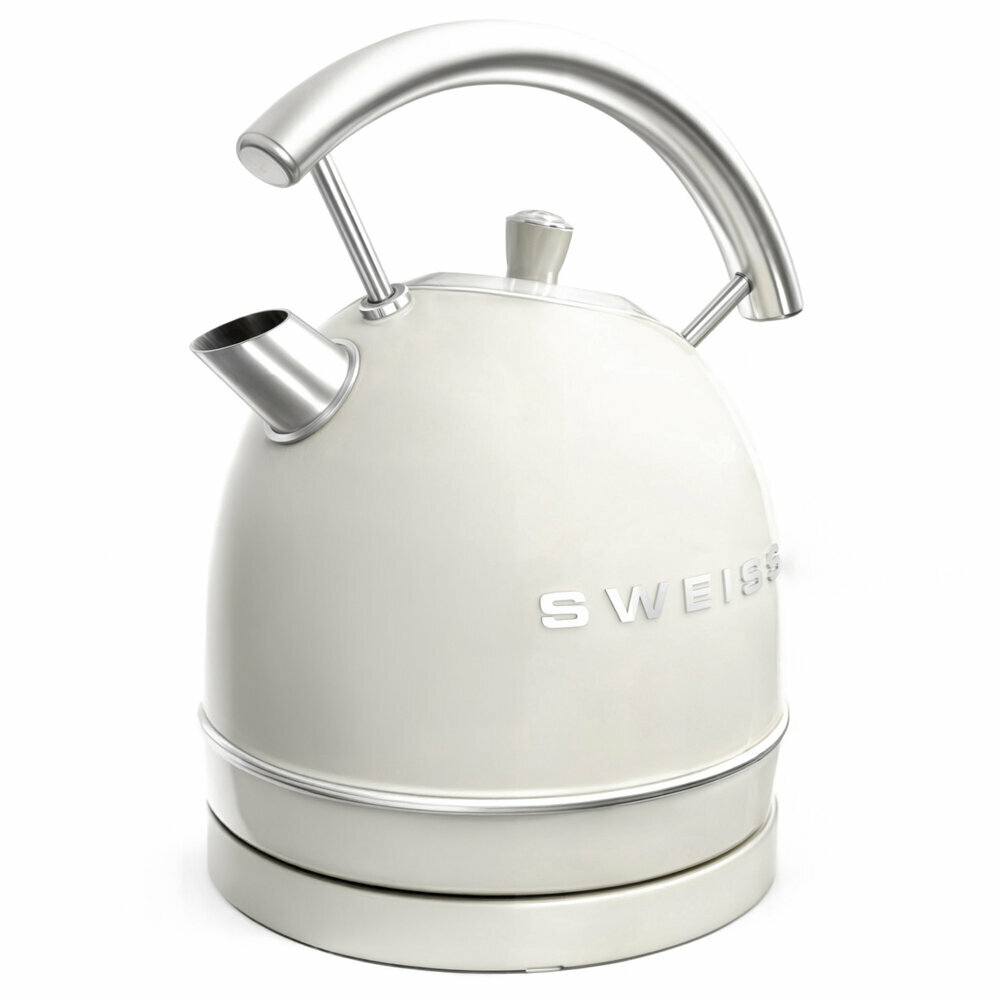 Bouilloire électrique Vintage Beige