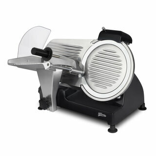 Trancheuse à viande lame 250 mm noire Trancheuse à viande lame 250 mm noire