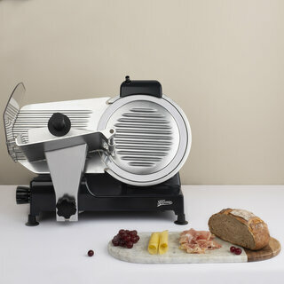 Trancheuse à viande lame 250 mm noire Trancheuse à viande lame 250 mm noire