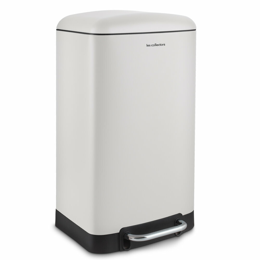Poubelle à pédale 40L - Édition blanche