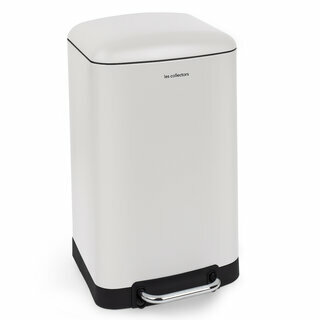 Poubelle à pédale 40L - Édition blanche Poubelle à pédale 40L - Édition blanche