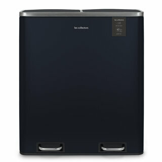 Poubelle de tri à pédale 2x30L - Édition midnight blue Poubelle de tri à pédale 2x30L - Édition midnight blue
