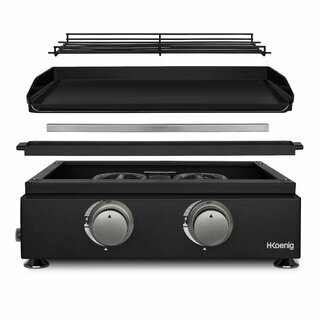 Plancha au gaz 2 brûleurs Plancha au gaz 2 brûleurs