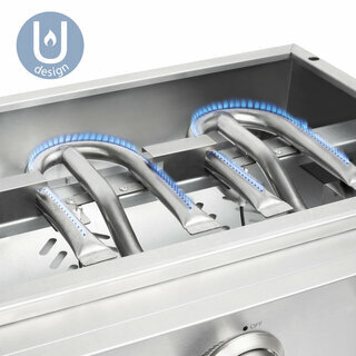 Plancha au gaz 2 brûleurs