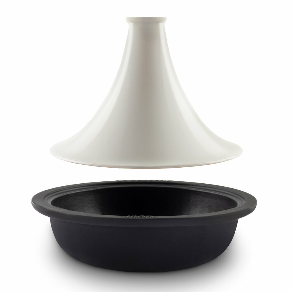 Tajine en fonte 29cm beige