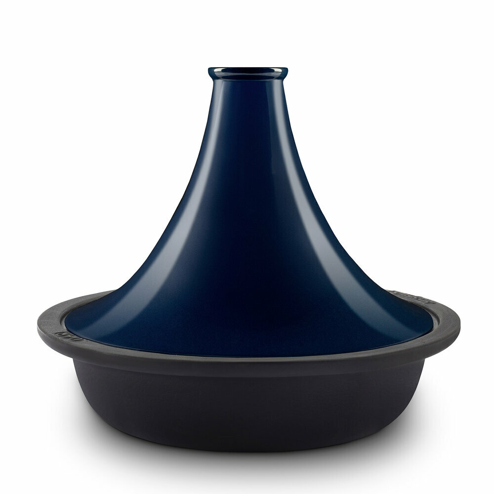 Tajine en fonte 29cm bleu