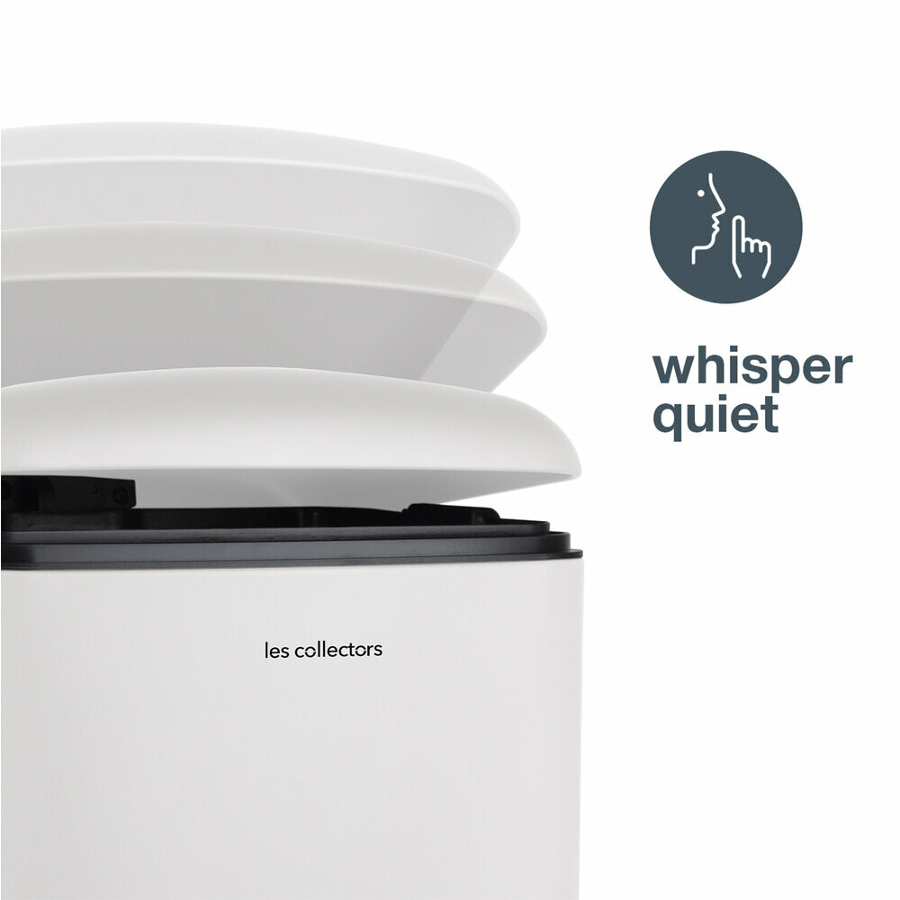 Poubelle à pédale 20L - Édition Blanche