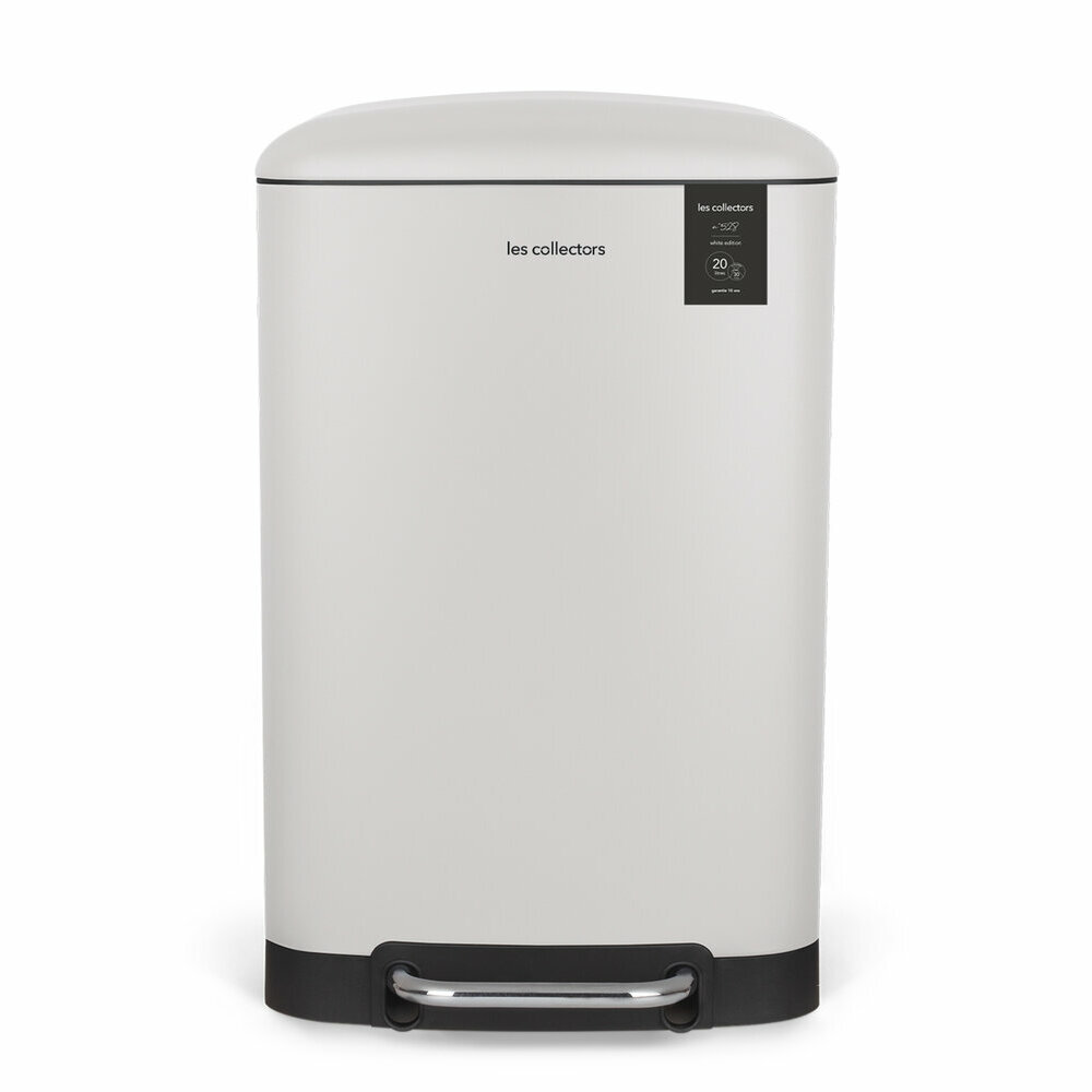 Poubelle à pédale 20L - Édition Blanche
