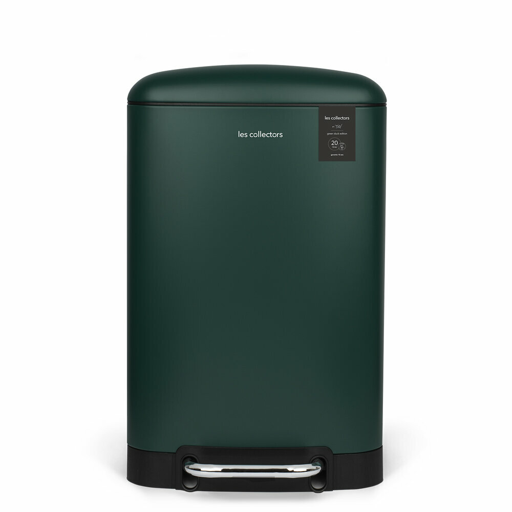 Poubelle à pédale 20L - Édition vert canard