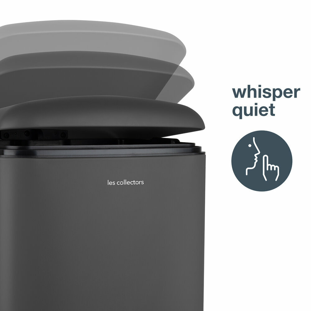 Poubelle à pédale 30L - Édition gris anthracite