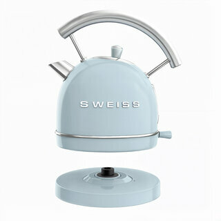 Bouilloire électrique Vintage Bleue