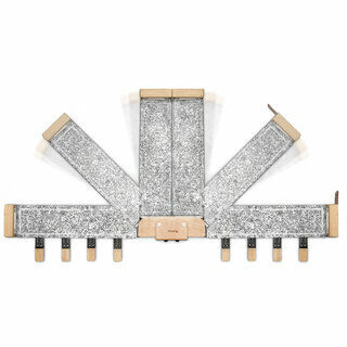 Raclette, pierre à cuire 8 personnes design bois